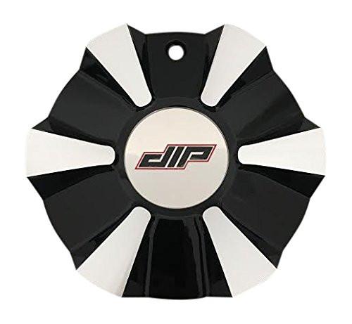 DIP Wheels C10D38B02-CAP Black and Machined Wheel Center Cap - The Center Cap Store