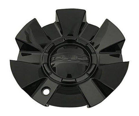 DIP Wheels C10D39C02 62572695F-1 Black Wheel Center Cap - The Center Cap Store