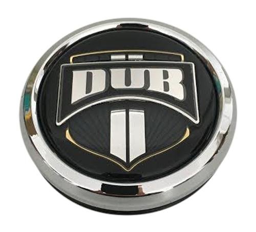 DUB Wheels 1003-07-04 1003-07 Chrome Wheel Snap In Center Cap - The Center Cap Store