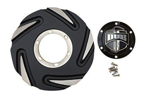 DUB Wheels CAP M-962BK10 CAP M-962 27300-15DT Black and Machined Center Cap - The Center Cap Store