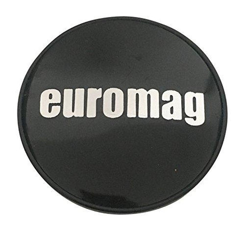 Euromag Wheels 087 USED Black Wheel Center Cap - The Center Cap Store