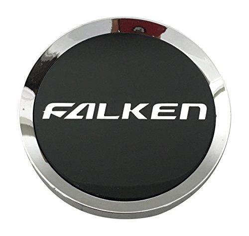 Falken Wheels P452 MCS65NA06 Chrome and Black Wheel Center Cap - The Center Cap Store