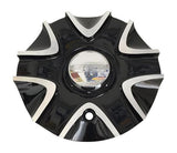 Fusion Wheels 661L196 Black Wheel Center Cap - The Center Cap Store