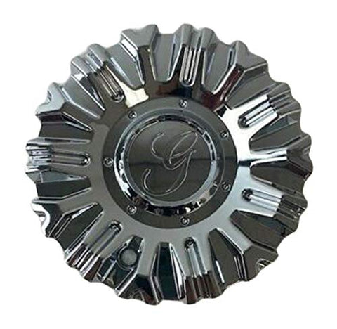 Gazario Wheels 621-22-CAP LG1108-01 Chrome Wheel Center Cap - The Center Cap Store