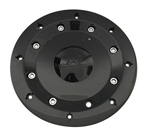 Hipnotic Wheels 1097L175 S708-67 Black Wheel Center Cap - The Center Cap Store