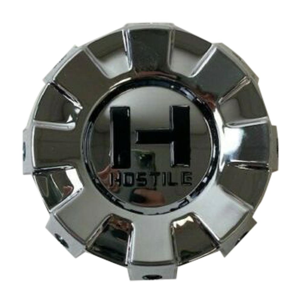 Hostile Wheels 8 Lug Chrome Wheel Center Cap HC-8001 HC-8001-B - The Center Cap Store