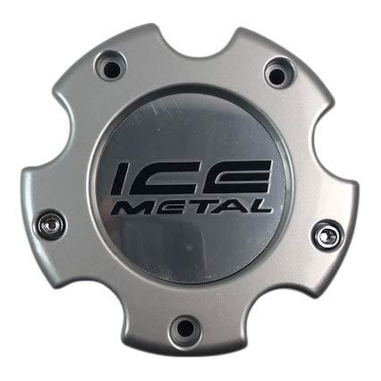 Ice Metal Wheels SC-174B 845L145-1 Silver Wheel Center Cap - The Center Cap Store