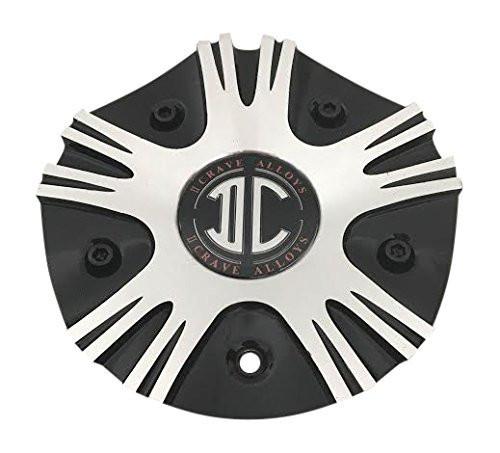 II Crave Wheels C-334-1-AL Black and Machined Center Cap - The Center Cap Store