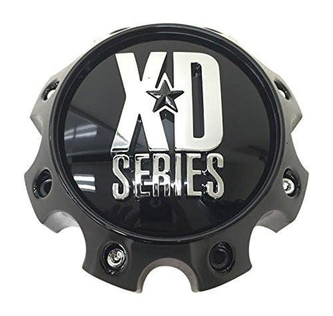 KMC XD Series 1079L170 LG1301-05 1079L170GB Gloss Black 8 Lug Center Cap - The Center Cap Store