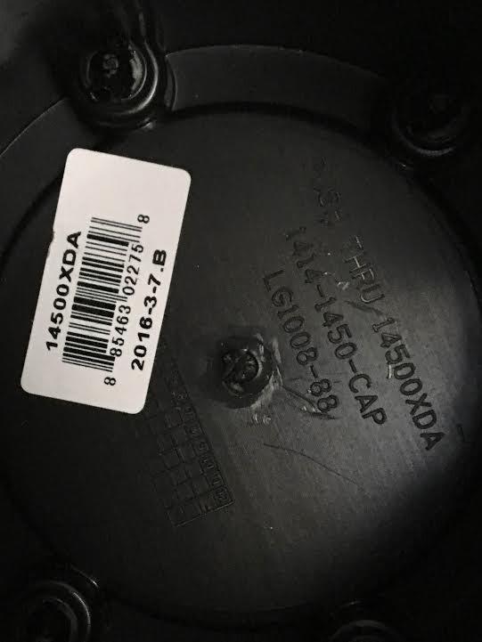 KMC XD Series 14500XDA 1414-1450-CAP Matte Black Center Cap - The Center Cap Store