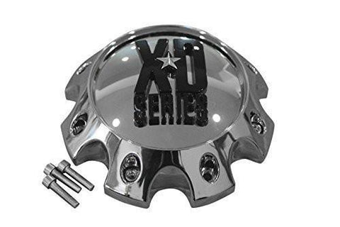 KMC XD Series 441 796 797 798 8 Lug Chrome Short Center Cap 309B170-8H - The Center Cap Store