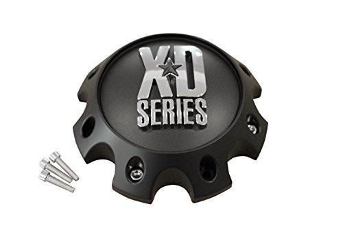 KMC XD Series 441 796 797 798 8 Lug Matte Flat Black Short Center Cap 309B170-8H - The Center Cap Store