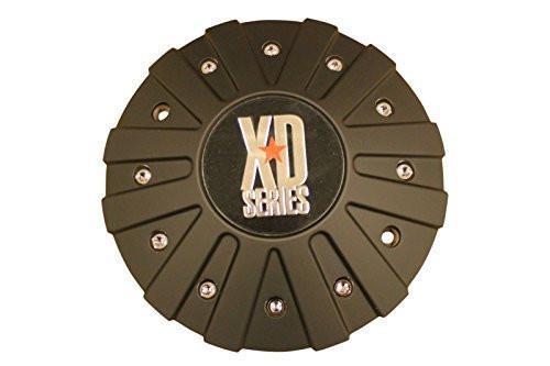 KMC XD Series 778 Monster Matte Flat Black Center Cap 846L215 with Screws - The Center Cap Store