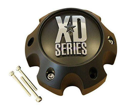 KMC XD Series 796 797 798 Matte Flat Black 6 Lug Wheel Center Cap 1079L140 FORD - The Center Cap Store