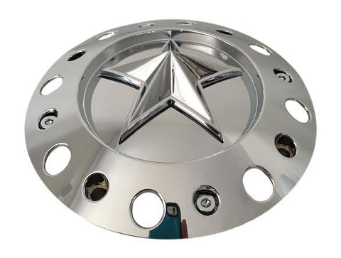 KMC XD Series Rockstar 1001775 Short Chrome Center Cap Fits 20x8.5 22x9.5 - The Center Cap Store