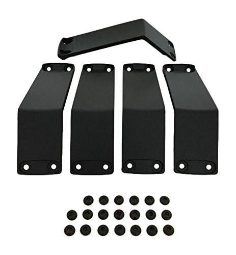 KMC XD Series Rockstar 2 811FIN22244NABS Black Wheel Inserts 22x12 Set of 5 - The Center Cap Store