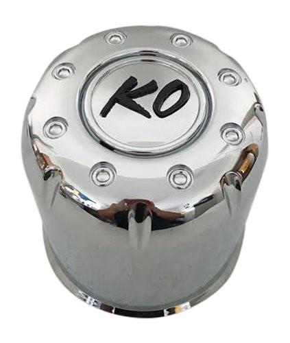 KO Wheels C10807-8H CAP M-0170 390C01+MB-173-1 8 Lug Chrome Wheel Center Cap - The Center Cap Store