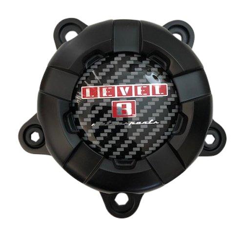 Level 8 Wheels C-323-1 87305 XAB349001 Black Wheel Center Cap - The Center Cap Store