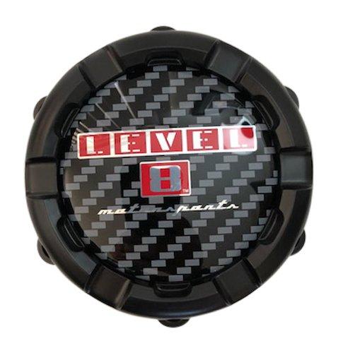 Level 8 Wheels C-324-2 87313 XAB349010 Black Wheel Center Cap - The Center Cap Store