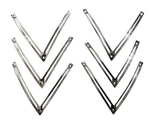 Lexani Wheels Advocate 009-2410-FY 24 Inch Chrome Insert Set of 6 - The Center Cap Store