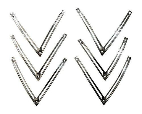 Lexani Wheels Advocate 009-2410-FY 24 Inch Chrome Insert Set of 6 - The Center Cap Store