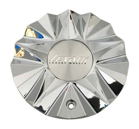 Lexani Wheels Ice-3 FWD CAP-UJ-L159 Chrome Wheel Center Cap - The Center Cap Store