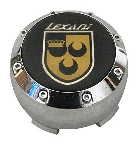 Lexani Wheels Lexani PV CAP USED Black Logo Wheel Center Cap - The Center Cap Store