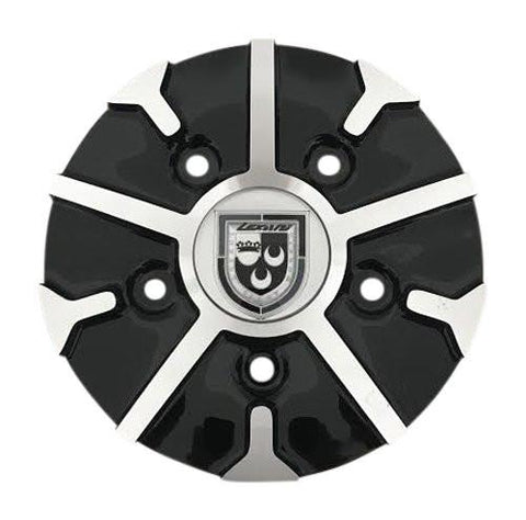 Lexani Wheels LX-20 C-314-2 Black and Machined Center Cap - The Center Cap Store