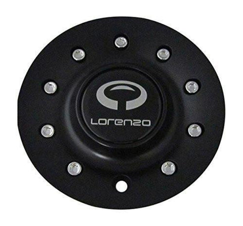 Lorenzo WL028 Black Wheel Rim Center Cap WL028L163 - The Center Cap Store