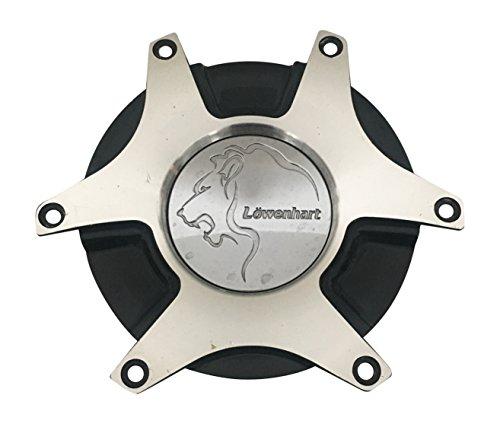 Lowenhart Wheels 17 3 11 USED Black and Machined Center Cap - The Center Cap Store