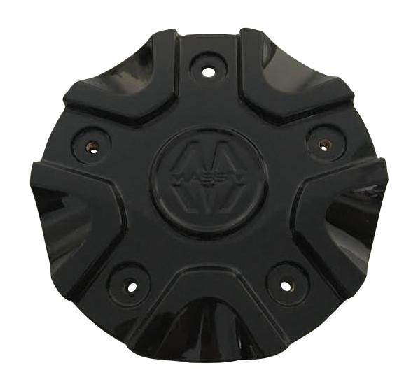 Massiv Wheels CS458-2P40C Black Wheel Center Cap - The Center Cap Store