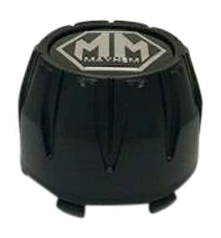 Mayhem Matte Black Snap in Wheel Center Cap C1080200B C10802001C C612101CAP - The Center Cap Store