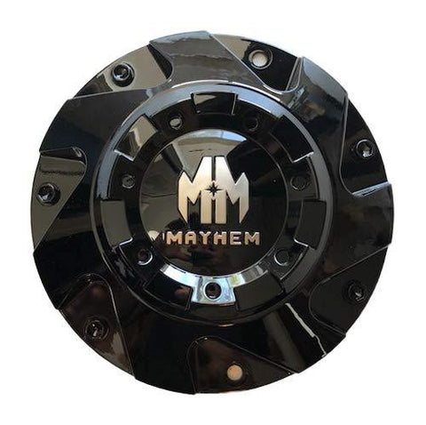 Mayhem Wheels 8106 Hatchet C108106-CAP C108106B Gloss Black Center Cap - The Center Cap Store