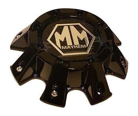 Mayhem Wheels 813120825F-2 C108101B01-F Black Wheel Center Cap - The Center Cap Store