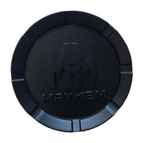 Mayhem Wheels 8301 Flat Iron C108301MB01-S BC545 Matte Black Center Cap - The Center Cap Store