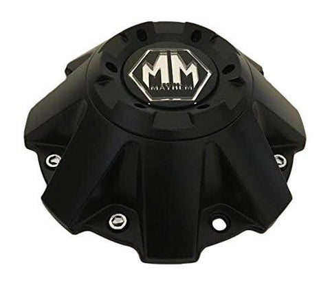 Mayhem Wheels C108010MB-0 81112012F-1A Matte Black Center Cap - The Center Cap Store