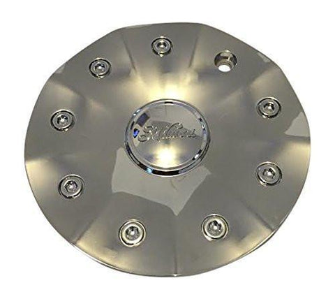 Milanni 331 90062295F-1 Ambrosia Chrome Wheel Rim Center Cap MILANNI LOGO - The Center Cap Store