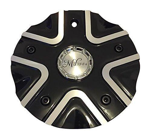 Milanni 458 Phoenix C458GBMF-28-CAP Black Wheel Center Cap - The Center Cap Store