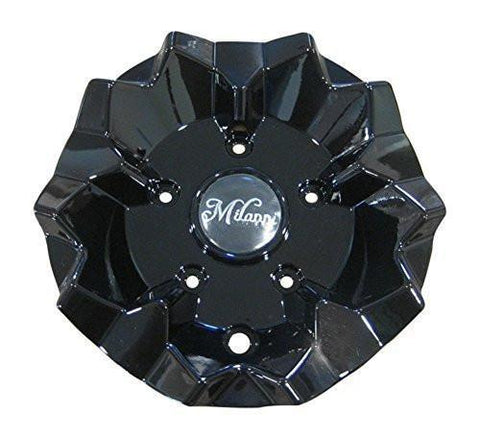 Milanni 459 Bel Air 5 Black Wheel Rim Center Cap C459-CAP LG1112-45 - The Center Cap Store