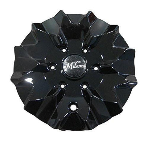 Milanni 460 Bel Air Gloss Black Wheel Rim Center Cap C-460-CAP C460GB-CAP - The Center Cap Store