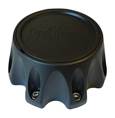 Milanni Kool Whip C446-8L-CAP Black Center Cap - The Center Cap Store