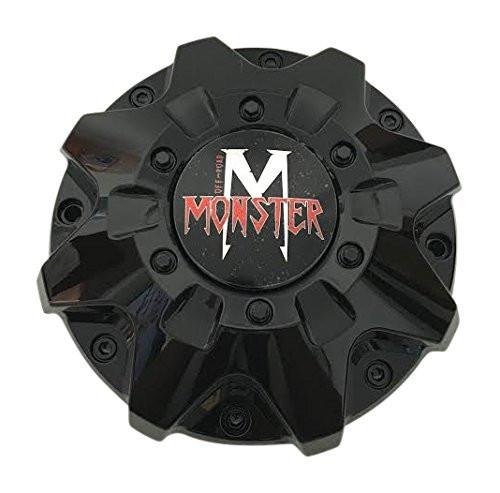 Monster Off-Road Wheels C-5240-2 Gloss Black Wheel Center Cap - The Center Cap Store