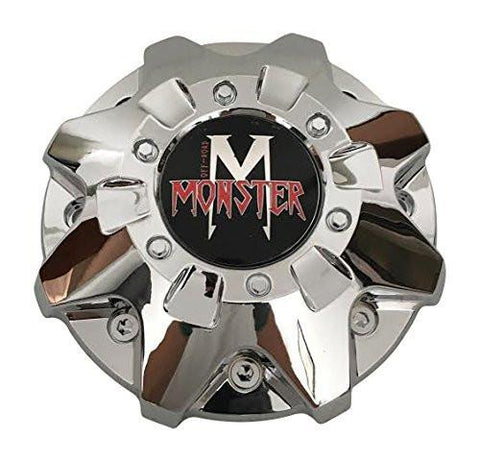 Monster Off-Road Wheels PD-CAPSX-P6048 Chrome Wheel Center Cap - The Center Cap Store