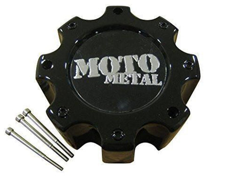 Moto Metal 909 957 959 Black Wheel Rim Center Cap MO909B8165B HE835B8165-AA - The Center Cap Store