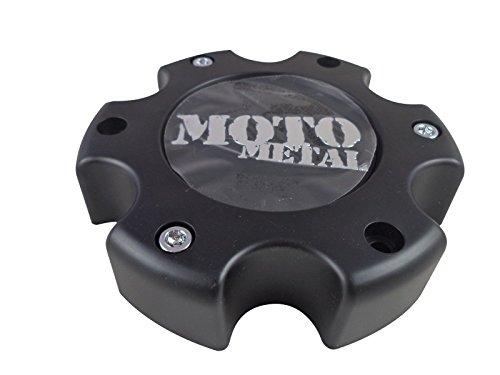 Moto Metal MO909B6139YB Flat Black Wheel Center Caps (1 CAP) - The Center Cap Store