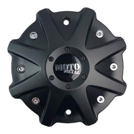 Moto Metal Wheels MO 825L214 825L214SBO BP-825-MOTO Satin Black Center Cap - The Center Cap Store