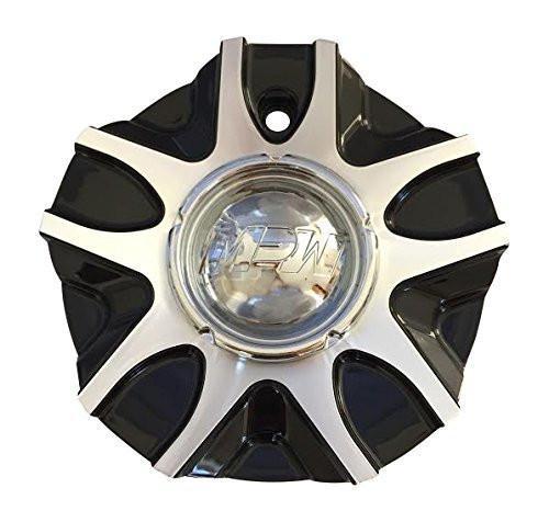 MPW 109 C10MP109B MC1109Y201 Black and Machined Wheel Center Cap - The Center Cap Store