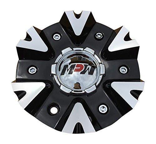 MPW 208 C10MP20801B MCD8271YA02 MCD8271YL01 Black and Machined Center Cap - The Center Cap Store