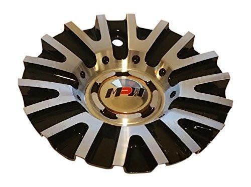 MPW Wheels MC160N301-2 Black and Machined Wheel Center Cap - The Center Cap Store