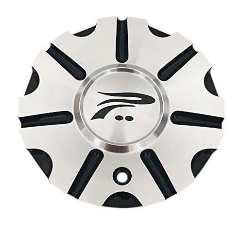 Platinum Wheels 89-9414B Machined and Black Center Cap - The Center Cap Store